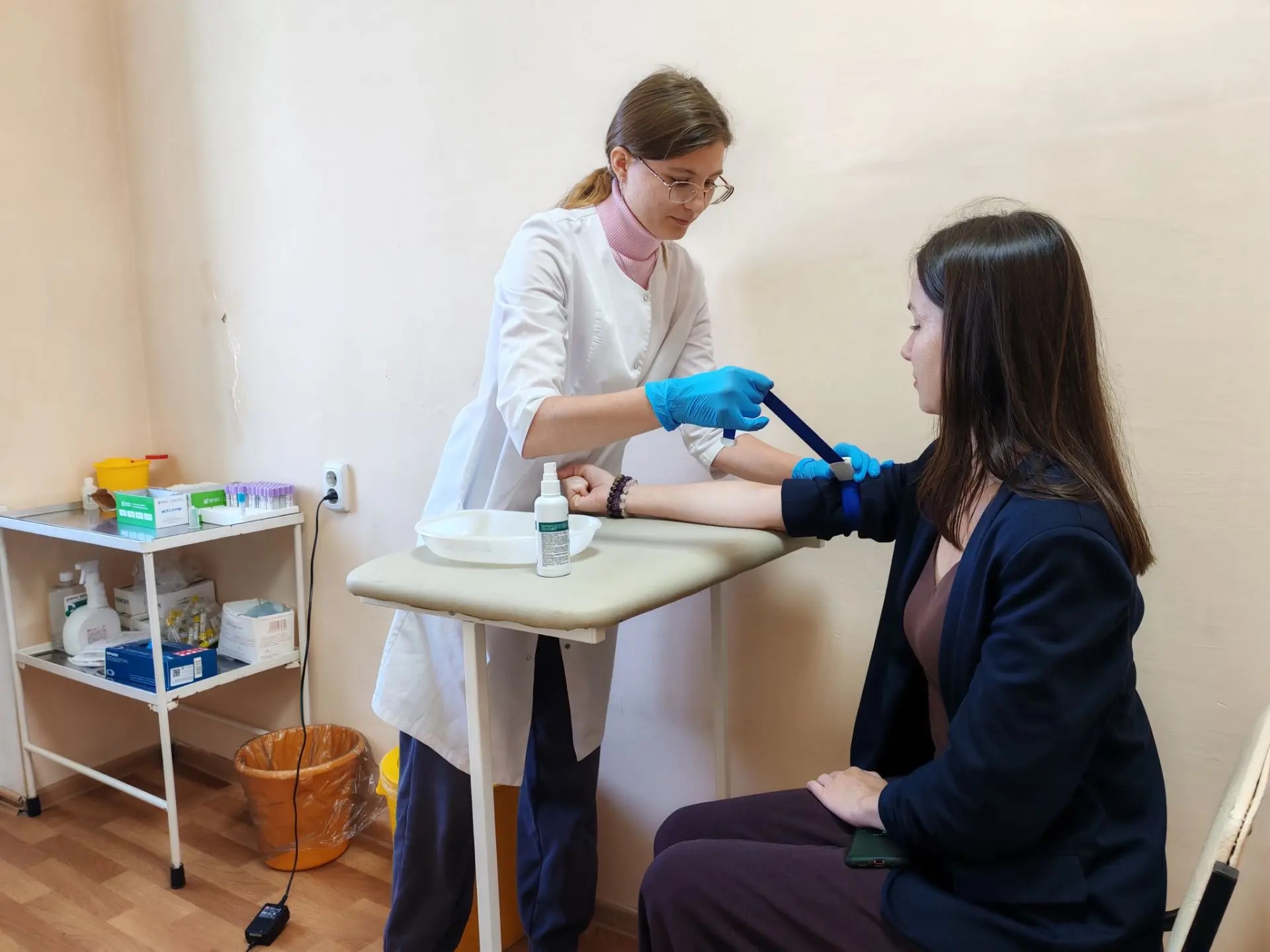 Спортсмены проверили здоровье